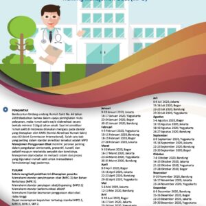 Training Manajemen Penggunaan Obat (MPO) Sesuai Standar Akreditasi Rumah Sakit : (8-9 Desember 2022,Bandung) (15-16 Desember 2022,Semarang)